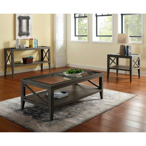 Zaiven Gray Coffee Table