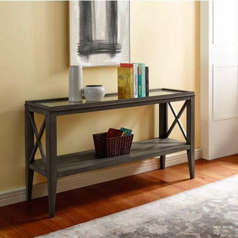 Zaiven Gray Sofa Table