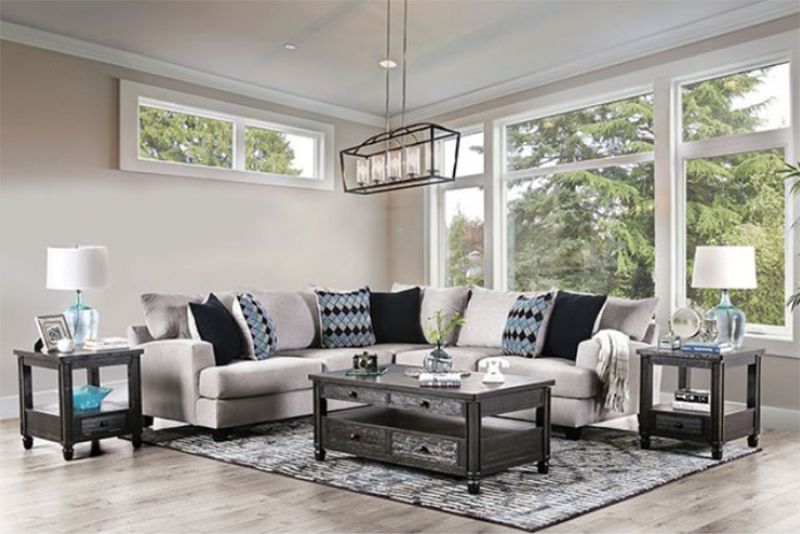 Benji Contemporary Style Sectional Sofa Furniture Los Angeles Decordells Benji Contemporary Style Sectional Sofa, Sectional Sofa Modern Style